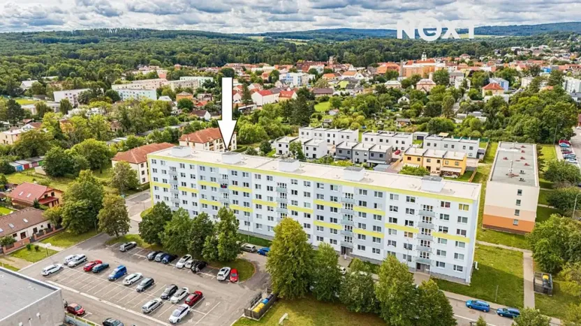 Pronájem bytu 1+1, Heřmanův Městec, V Lukách, 34 m2