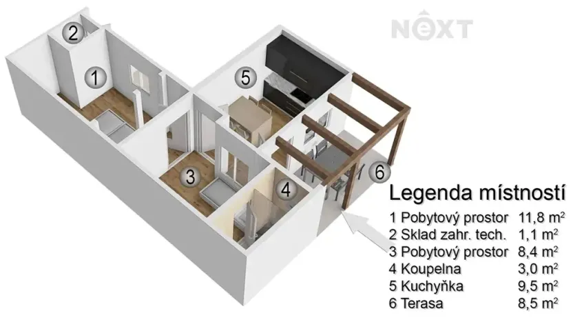 Prodej chaty, Břeclav, 42 m2