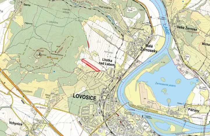 Prodej pole, Lhotka nad Labem, 10310 m2