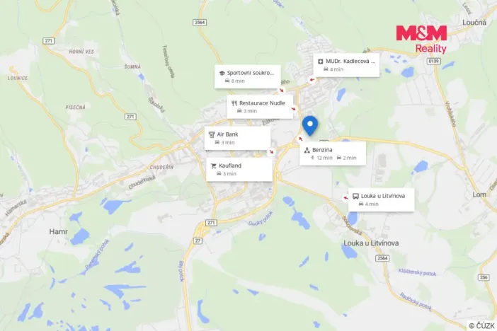 Prodej zahrady, Litvínov - Horní Litvínov, 624 m2