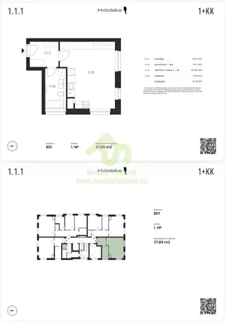 Pronájem bytu 1+kk, Dobřany, Denksteinova, 86 m2