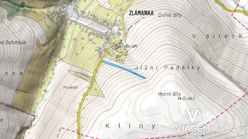 Prodej podílu pole, Kroměříž, 834 m2