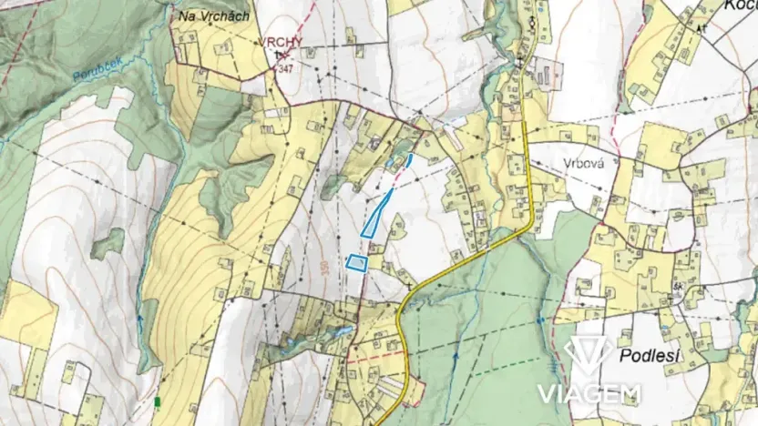 Prodej podílu pole, Dobrá, 710 m2