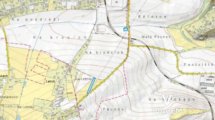 Prodej podílu pole, Nučice, 532 m2