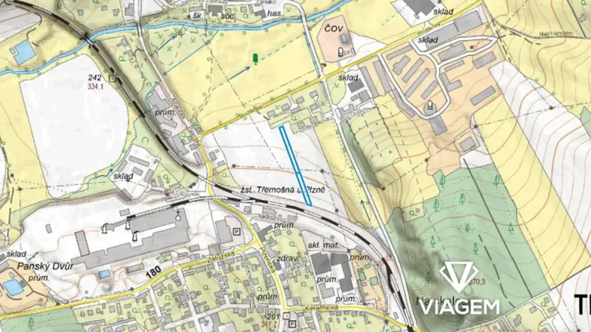 Prodej podílu pozemku, Třemošná, 258 m2