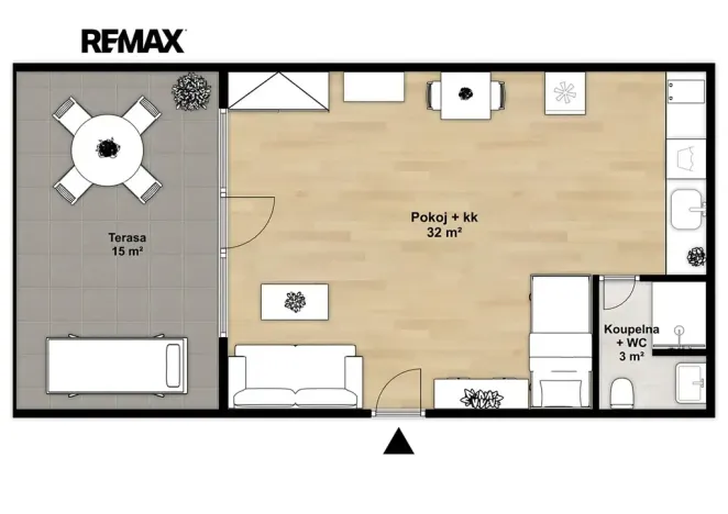 Pronájem bytu 1+kk, Praha - Újezd nad Lesy, Borovská, 35 m2