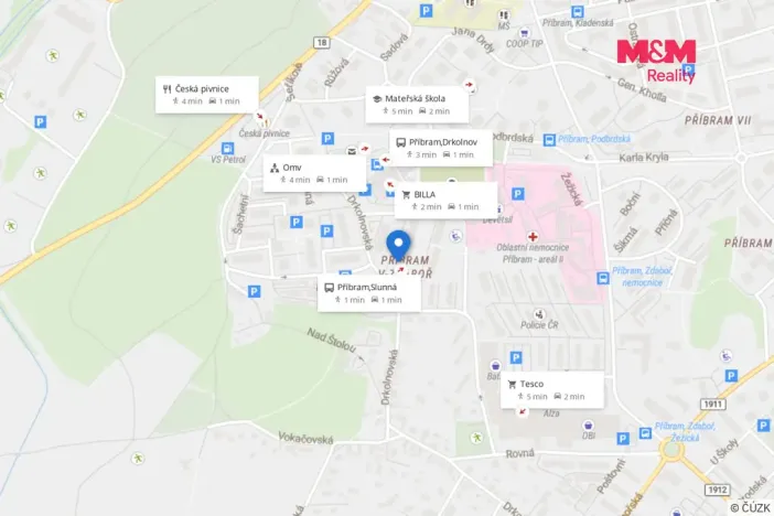 Prodej bytu 2+kk, Příbram - Příbram V-Zdaboř, Družstevní, 44 m2