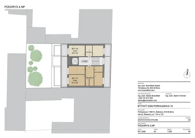 Prodej rodinného domu, Brno, Porhajmova, 300 m2