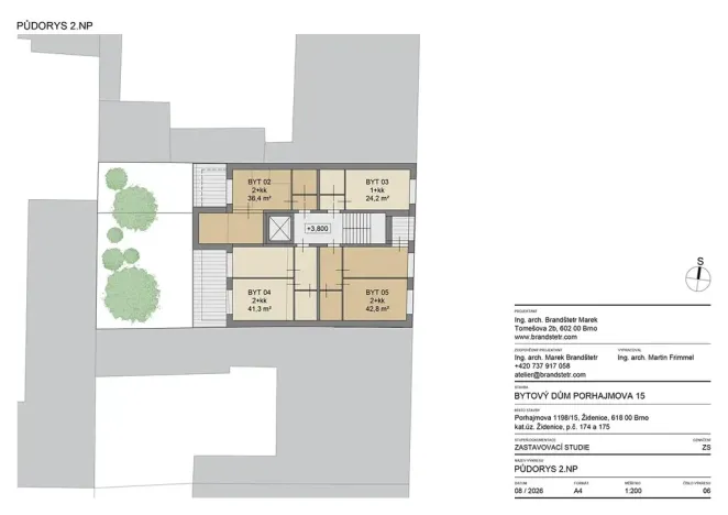 Prodej činžovního domu, Brno, Porhajmova, 380 m2