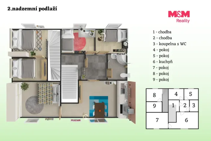 Prodej rodinného domu, Kladno, Újezdská, 134 m2