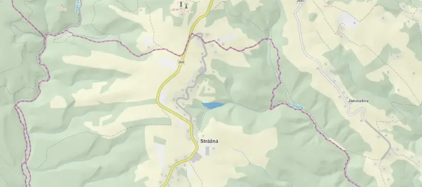 Prodej lesa, Strážná, 11485 m2