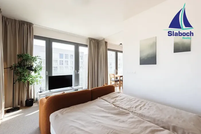 Pronájem bytu 1+kk, Praha - Karlín, Breitfeldova, 63 m2