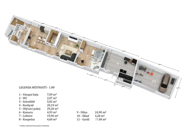 Prodej rodinného domu, Malešovice, 238 m2