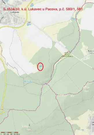 Prodej lesa, Lukavec, 3571 m2