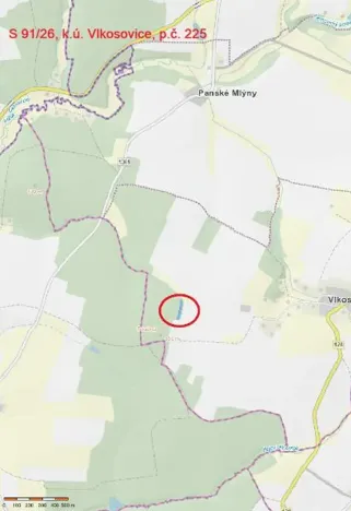 Prodej lesa, Černovice, 2403 m2