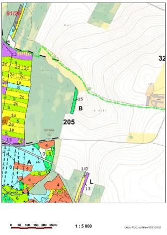 Prodej lesa, Černovice, 2403 m2