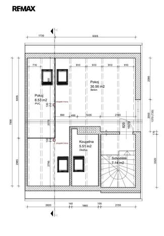 Pronájem bytu 4+1, Praha - Košíře, Urbanova, 90 m2