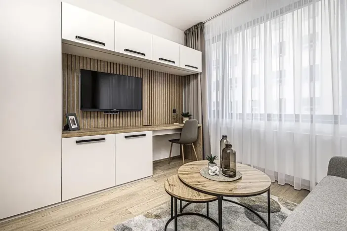 Pronájem bytu 1+kk, Praha - Karlín, Pobřežní, 27 m2