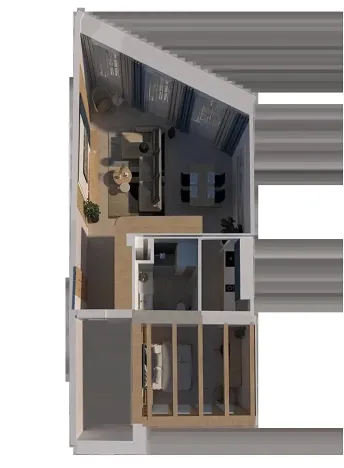 Pronájem atypického bytu, Litomyšl, Šmilovského, 64 m2