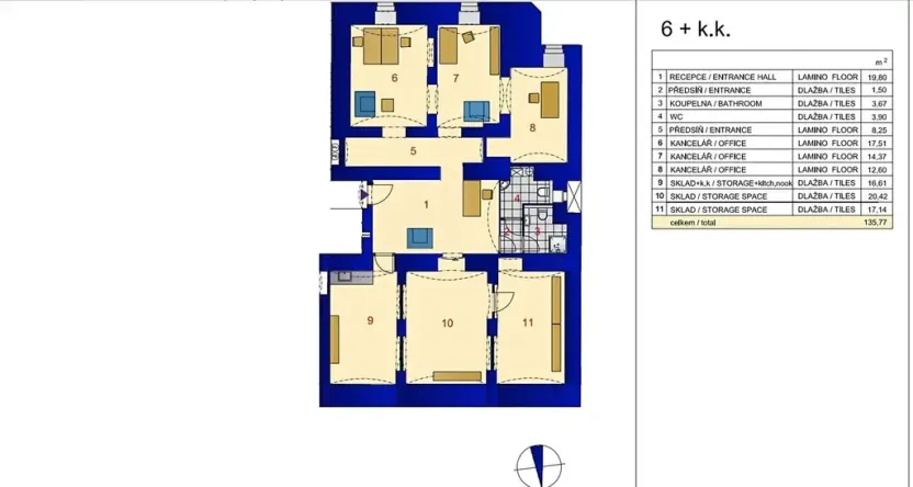 Pronájem obchodního prostoru, Praha - Vinohrady, Mánesova, 135 m2
