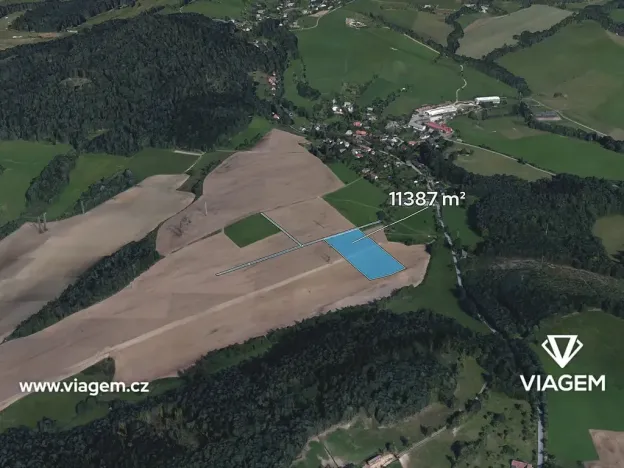 Prodej podílu pole, Proseč pod Ještědem, 5124 m2