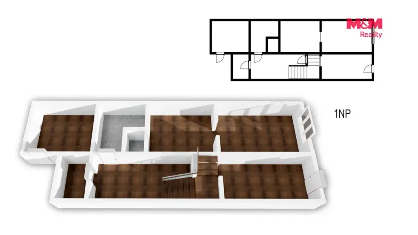 Prodej rodinného domu, Nezamyslice, gen. Svobody, 144 m2