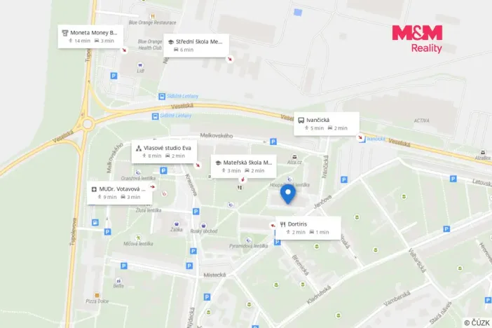 Prodej bytu 3+kk, Praha - Letňany, Kuželova, 68 m2
