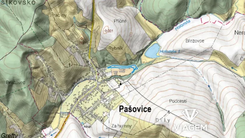 Prodej podílu pole, Pašovice, 1752 m2