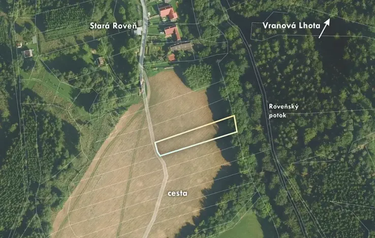 Prodej pozemku pro bydlení, Městečko Trnávka, 1327 m2