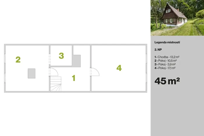 Prodej chalupy, Zlatá Olešnice, 112 m2