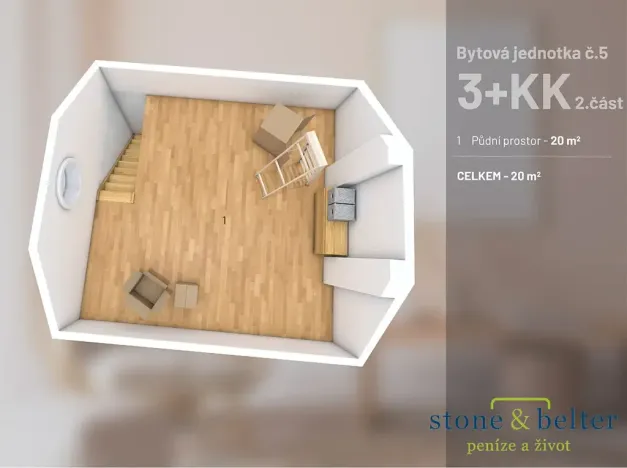 Prodej bytu 3+kk, Vrchlabí, Peklo, 95 m2