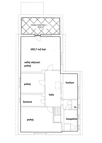Prodej podílu rodinného domu, Jirny, Na Jablonce, 125 m2