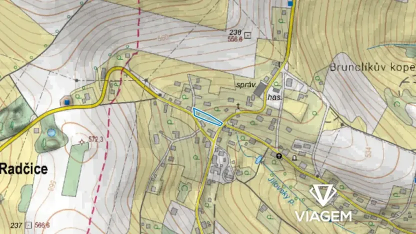 Prodej podílu zahrady, Jílové u Držkova, 572 m2