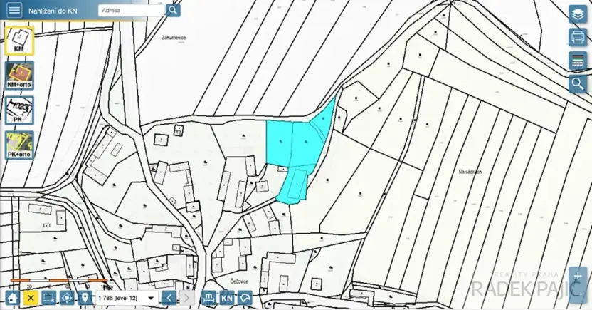 Prodej pozemku pro bydlení, Čížkov, 4058 m2