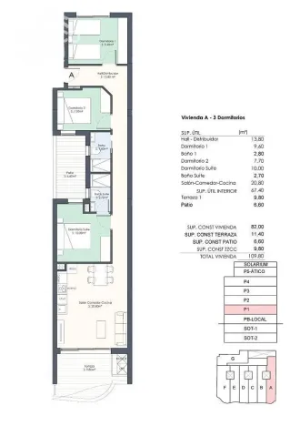 Prodej bytu 4+kk, Torrevieja, Alicante, Španělsko, 102 m2