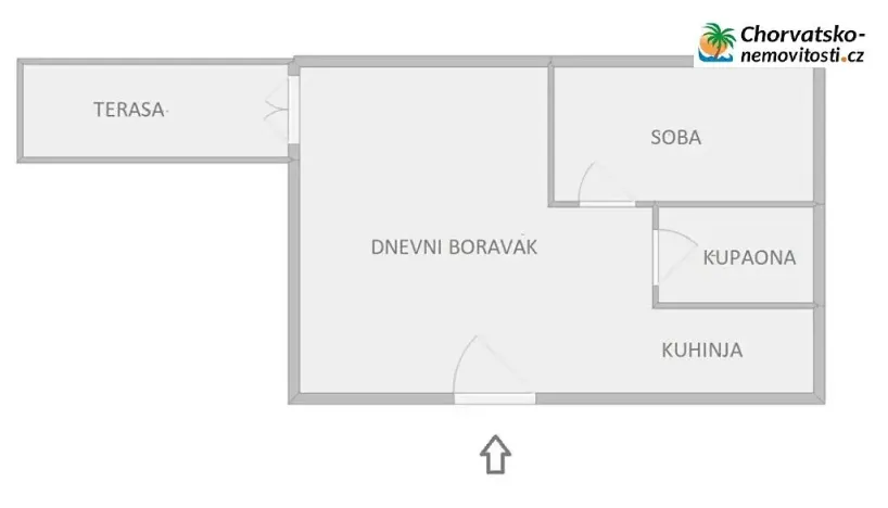 Prodej bytu 2+1, Novalja, Chorvatsko, 52 m2