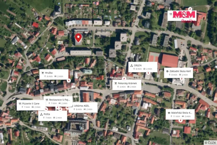 Pronájem bytu 2+kk, Kelč, 37 m2