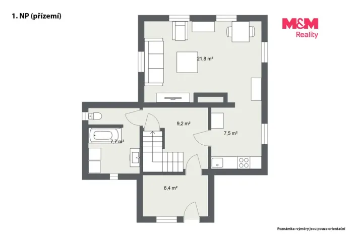 Prodej rodinného domu, Hranice - Trojmezí, 91 m2