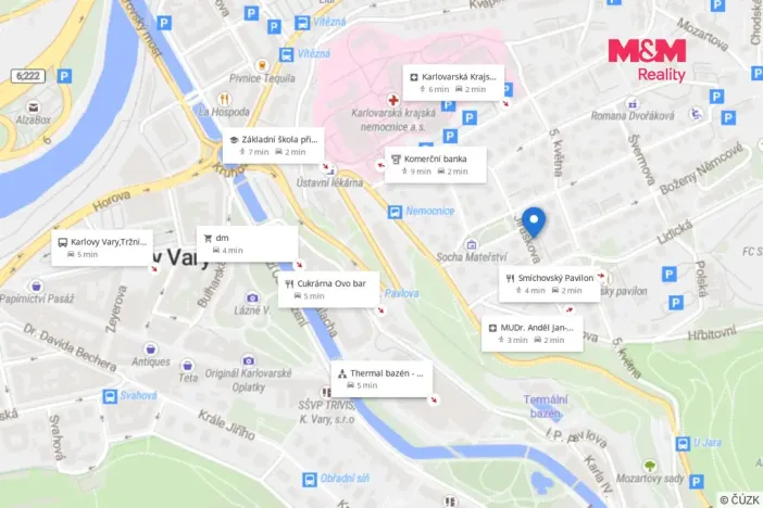Prodej bytu 3+1, Karlovy Vary, Jiráskova, 74 m2