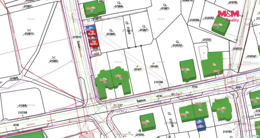 Prodej pozemku pro bydlení, Aš, Šaldova, 912 m2