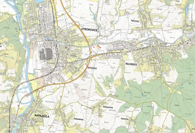 Prodej pole, Otrokovice, 6293 m2