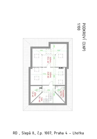 Pronájem rodinného domu, Praha - Lhotka, Slepá II, 273 m2