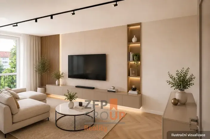 Pronájem bytu 3+1, Hodonín, Národní třída, 65 m2
