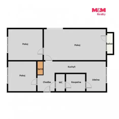 Pronájem bytu 4+kk, Přelouč - Lhota, 100 m2