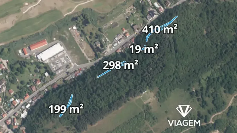 Prodej zahrady, Praha - Lipence, 926 m2