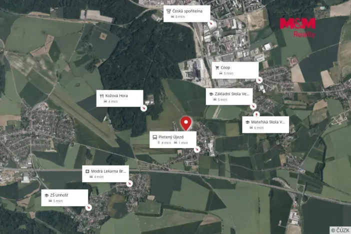 Pronájem rodinného domu, Pletený Újezd, Partyzánská, 176 m2