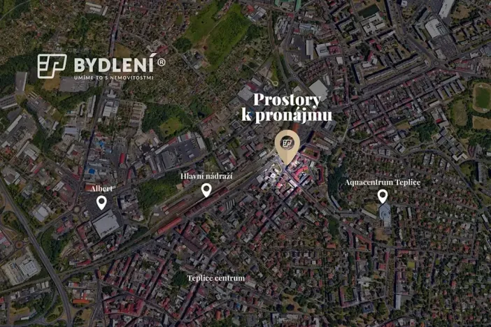 Pronájem restaurace, Teplice, Masarykova třída, 100 m2