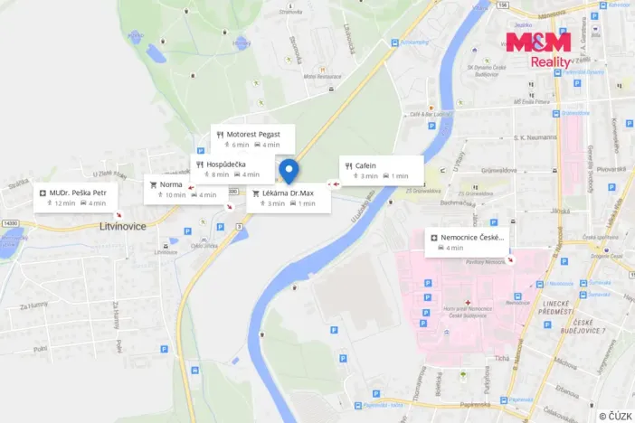 Pronájem garáže, České Budějovice, U Lučního jezu, 69 m2