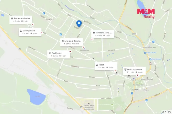 Prodej bytu 3+1, Cvikov - Cvikov II, Sídliště, 76 m2