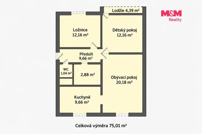 Prodej bytu 3+1, Tachov, Želivského, 75 m2